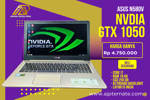 ASUS N580V NVDIA GTX1050